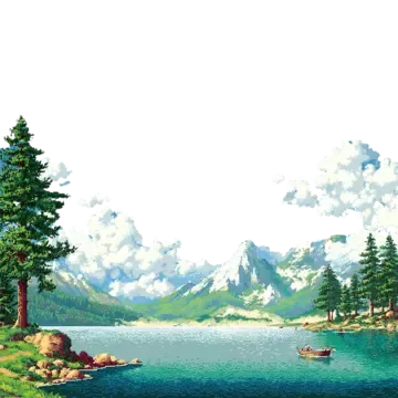 Lake scene